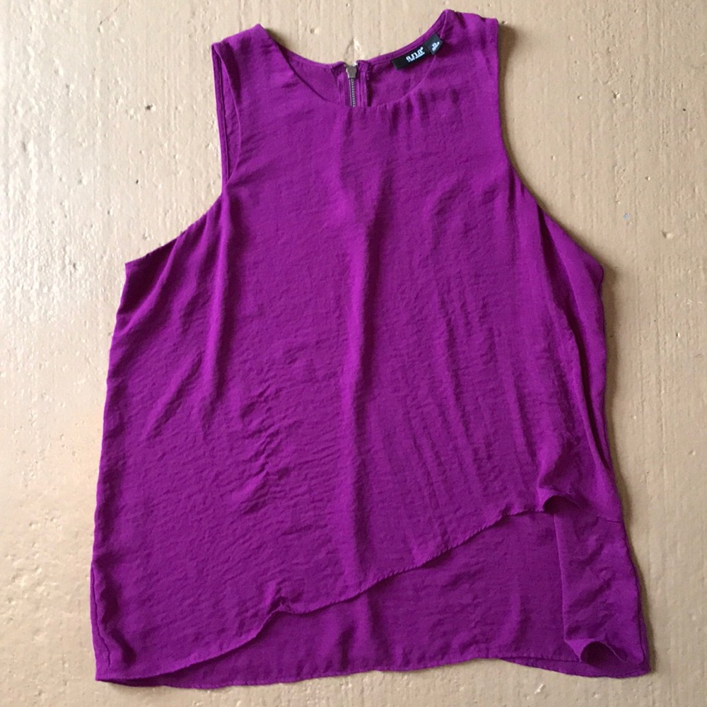 Dressy purple tank